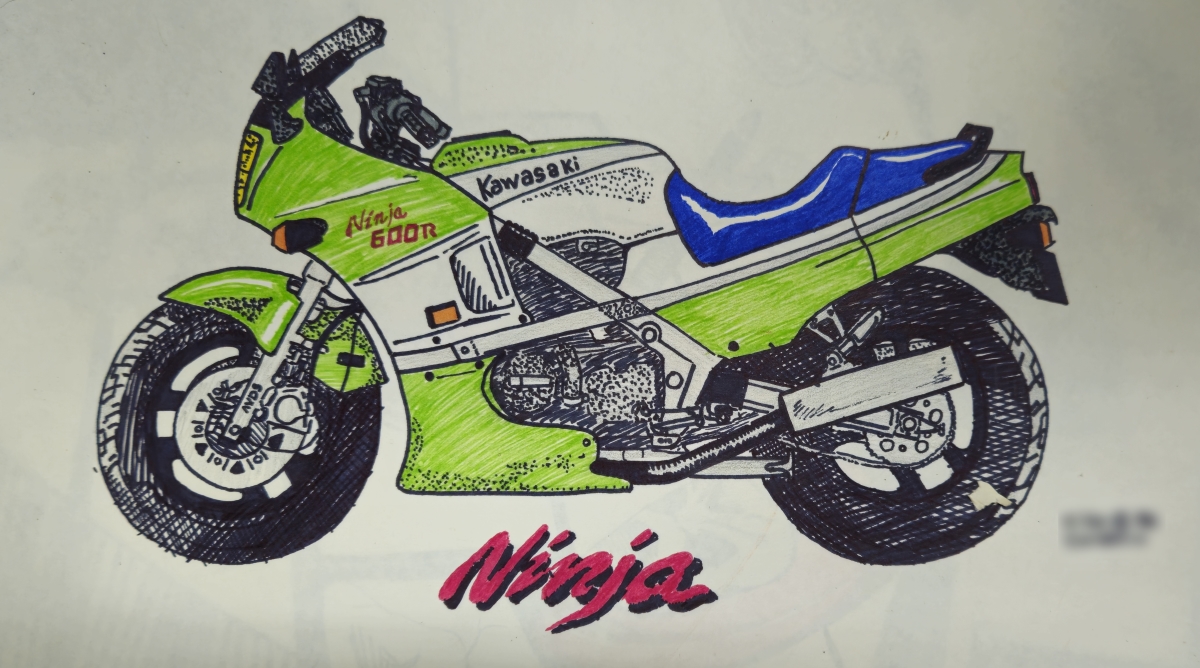 Green 1985 Ninja 600R.jpg