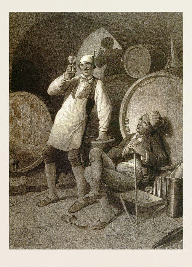 inking-a-glass-of-wine-two-men-wine-english-school.jpg